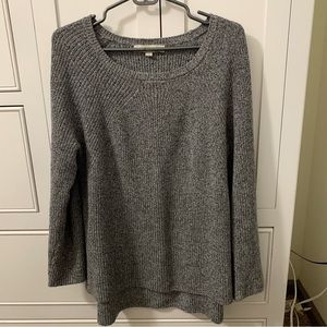 Tight-Knit Black & White Sweater